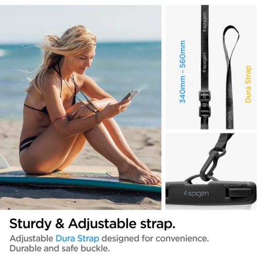 Uniwersalne wodoszczelne etui Spigen A601 Universal Waterproof Case Crystal Clear