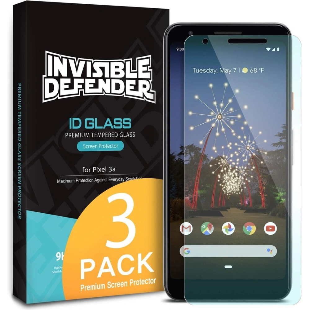 Hurtownia GSM - Sada tvrzených skel Ringke ID Glass Google Pixel 3a 3 balení - RGK917 - {ean13} - Hurt