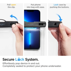 Wholesale Spigen A610 Universal Waterproof Float Case Crystal Clear - SPN2271CL - {ean13} - Hurt