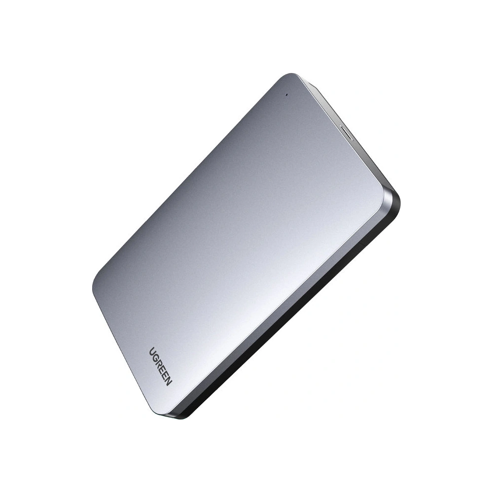 Hurtownia GSM - Kapsa na pevný disk 2,5 palce UGREEN CM300 SATA 3.0 6Gbps šedá + kabel USB - USB-C 0,5m - UGR1283GRY - {ean13} - Hurt