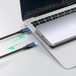 Hurtownia GSM - Kieszeń na dysk twardy 2,5 cala UGREEN CM300 SATA 3.0 6Gbps szary + kabel USB - USB-C 0,5m - UGR1283GRY - {ean13} - Hurt