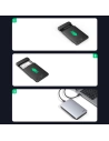Wholesale UGREEN CM300 pocket enclosure for 2.5 \'\' SATA 3.0 6Gbps hard disk gray + cable USB - USB Type C 0.5m - UGR1283GRY - {ean13} - Hurt