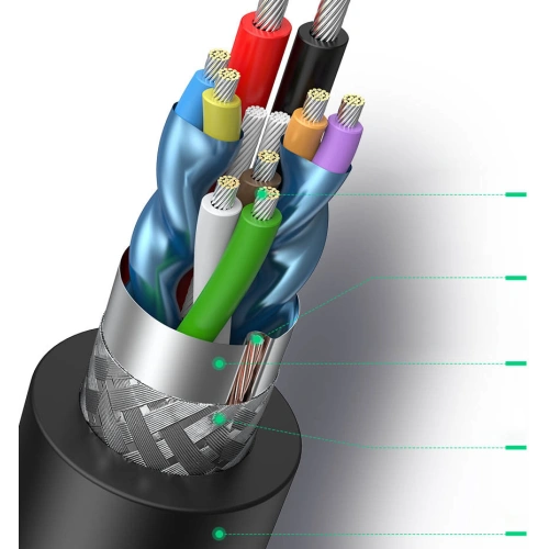Kieszeń na dysk twardy 2,5 cala UGREEN CM300 SATA 3.0 6Gbps szary + kabel USB - USB-C 0,5m
