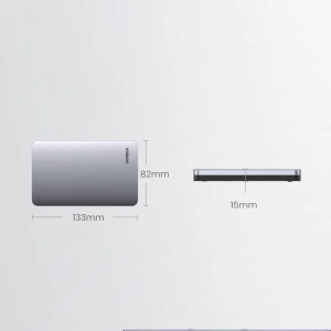 Hurtownia GSM - Kapsa na pevný disk 2,5 palce UGREEN CM300 SATA 3.0 6Gbps šedá + kabel USB - USB-C 0,5m - UGR1283GRY - {ean13} - Hurt
