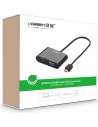 Hurtownia GSM - Adapter konwerter UGREEN CM101 mini HDMI (męski) - VGA (żeński) / HDMI (żeński) + mini jack 3,5mm (żeński) czarny - UGR1284BLK - {ean13} - Hurt