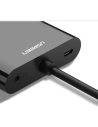 Hurtownia GSM - Adapter konwerter UGREEN CM101 mini HDMI (męski) - VGA (żeński) / HDMI (żeński) + mini jack 3,5mm (żeński) czarny - UGR1284BLK - {ean13} - Hurt