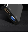 Hurtownia GSM - Adapter konwerter UGREEN CM101 mini HDMI (męski) - VGA (żeński) / HDMI (żeński) + mini jack 3,5mm (żeński) czarny - UGR1284BLK - {ean13} - Hurt