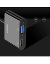 Hurtownia GSM - Adapter konwerter UGREEN CM101 mini HDMI (męski) - VGA (żeński) / HDMI (żeński) + mini jack 3,5mm (żeński) czarny - UGR1284BLK - {ean13} - Hurt