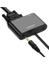 Hurtownia GSM - Adapter konwerter UGREEN CM101 mini HDMI (męski) - VGA (żeński) / HDMI (żeński) + mini jack 3,5mm (żeński) czarny - UGR1284BLK - {ean13} - Hurt