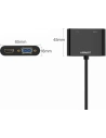 Hurtownia GSM - Adapter konwerter UGREEN CM101 mini HDMI (męski) - VGA (żeński) / HDMI (żeński) + mini jack 3,5mm (żeński) czarny - UGR1284BLK - {ean13} - Hurt