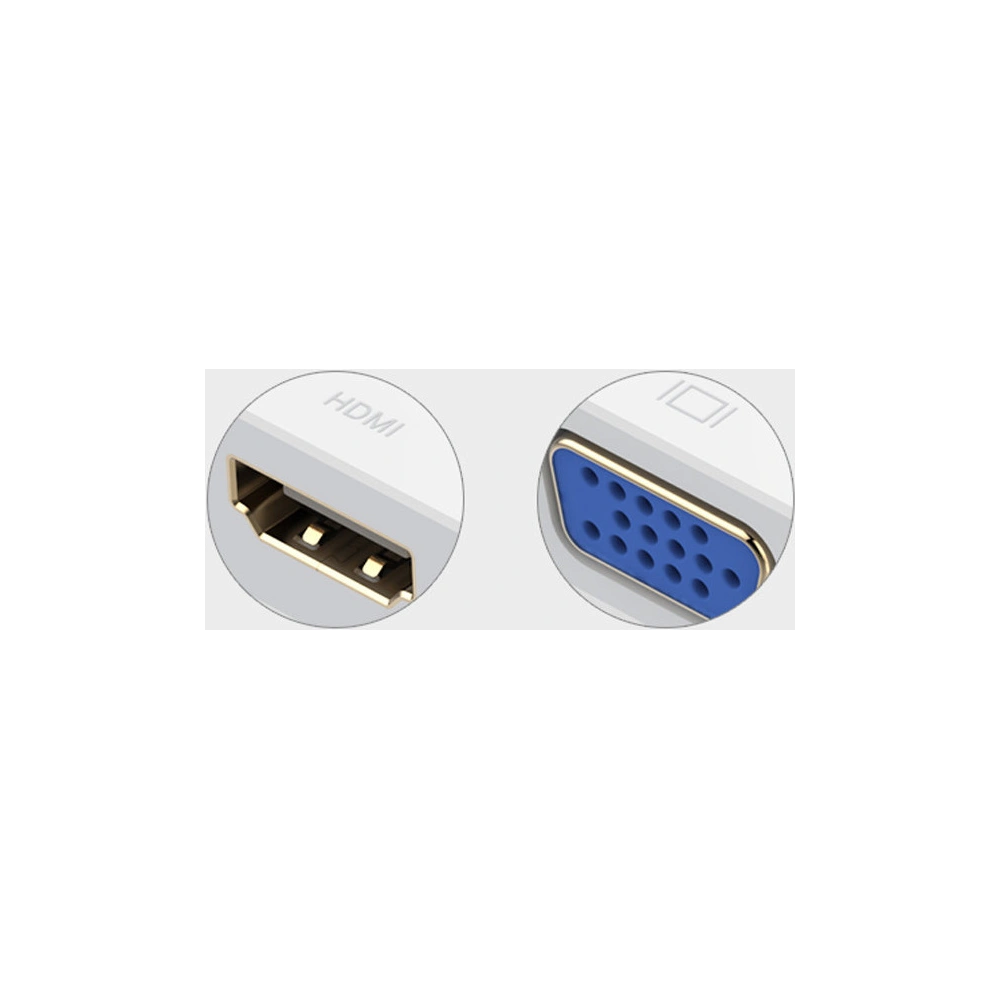 Hurtownia GSM - Adapter video UGREEN MM115 micro HDMI - HDMI + VGA 30cm czarny - UGR1285BLK - {ean13} - Hurt