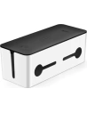 Hurtownia GSM - Organizer do kabli UGREEN LP110 pojemnik na listwy L 42,5x17,5x15,5cm czarno-biały - UGR1287BLKWHT - {ean13} - Hurt