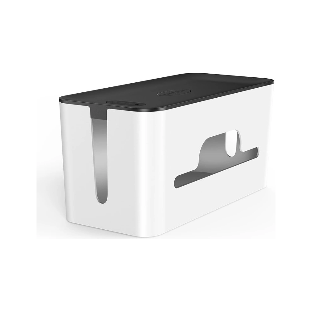 Hurtownia GSM - Organizer do kabli UGREEN LP110 pojemnik na listwy L 42,5x17,5x15,5cm czarno-biały - UGR1287BLKWHT - {ean13} - Hurt