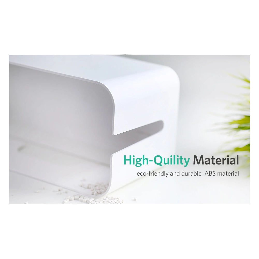 Hurtownia GSM - Organizer do kabli UGREEN LP110 pojemnik na listwy L 42,5x17,5x15,5cm czarno-biały - UGR1287BLKWHT - {ean13} - Hurt