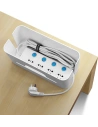 Hurtownia GSM - Organizer do kabli UGREEN LP110 pojemnik na listwy L 42,5x17,5x15,5cm czarno-biały - UGR1287BLKWHT - {ean13} - Hurt