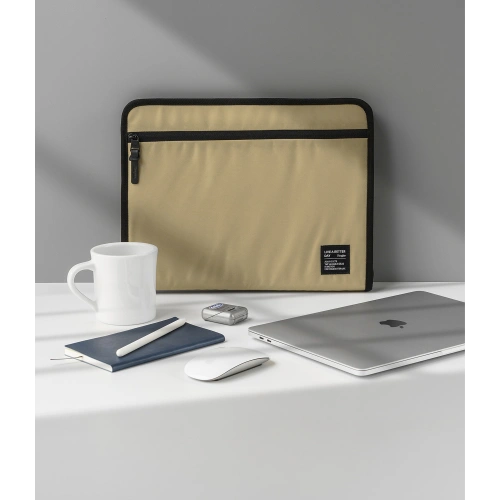 Etui Ringke Smart Zip Pouch na tablet/laptop do 13 cali Light Beige