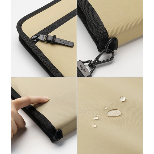 Etui Ringke Smart Zip Pouch na tablet/laptop do 13 cali Light Beige
