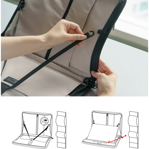 Etui Ringke Smart Zip Pouch na tablet/laptop do 13 cali Black