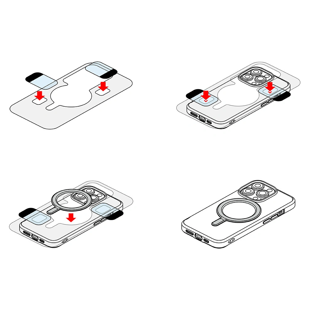 Hurtownia GSM - Adapter Ringke Magnetic Ring Plate MagSafe White - RGK1603WHT - {ean13} - Hurt