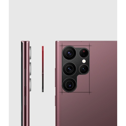 Nakładka Ringke Camera Styling Samsung Galaxy S22 Ultra Black