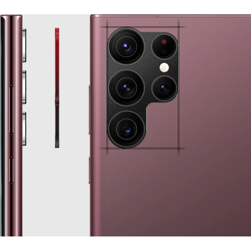 Hurtownia GSM - Nakládka Ringke Camera Styling Samsung Galaxy S22 Ultra černá - RGK1601BLK - {ean13} - Hurt