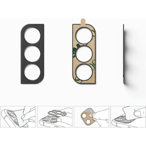 Hurtownia GSM - Nakładka Ringke Camera Styling Samsung Galaxy S22/S22+ Plus Black - RGK1602BLK - {ean13} - Hurt