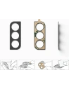 Wholesale Ringke Camera Styling Samsung Galaxy S22/S22+ Plus Black - RGK1602BLK - {ean13} - Hurt