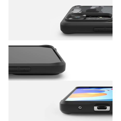 Etui Ringke Fusion Redmi Note 11/11S Matte Camo (Moro) Black
