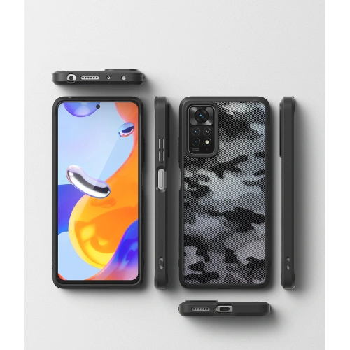 Etui Ringke Fusion Redmi Note 11 Pro/11E Pro Camo (Moro) Black