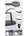 Wholesale Tech-Protect A14 3in1 Magnetic MagSafe Wireless Charger Black - THP1136BLK - {ean13} - Hurt