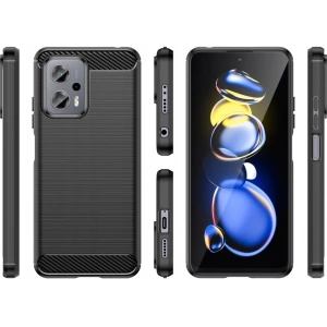 Hurtownia GSM - Etui Tech-Protect TPUCarbon POCO X4 GT Black - THP1139BLK - {ean13} - Hurt