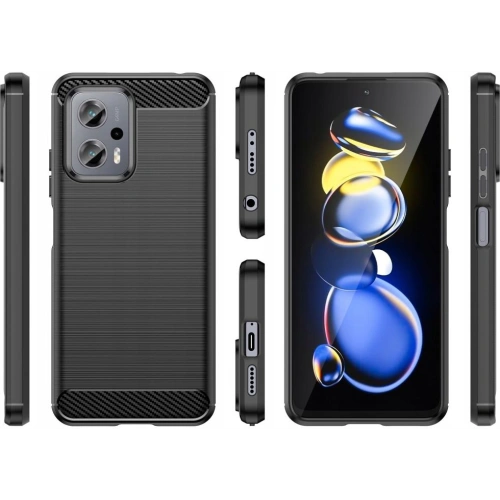 Etui Tech-Protect TPUCarbon POCO X4 GT Black