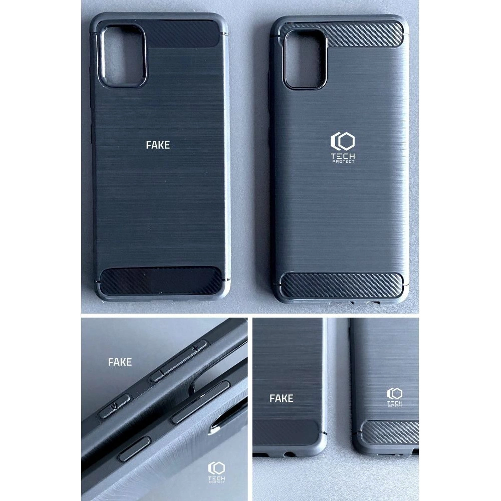 Etui Tech-Protect TPUCarbon POCO X4 GT Černá