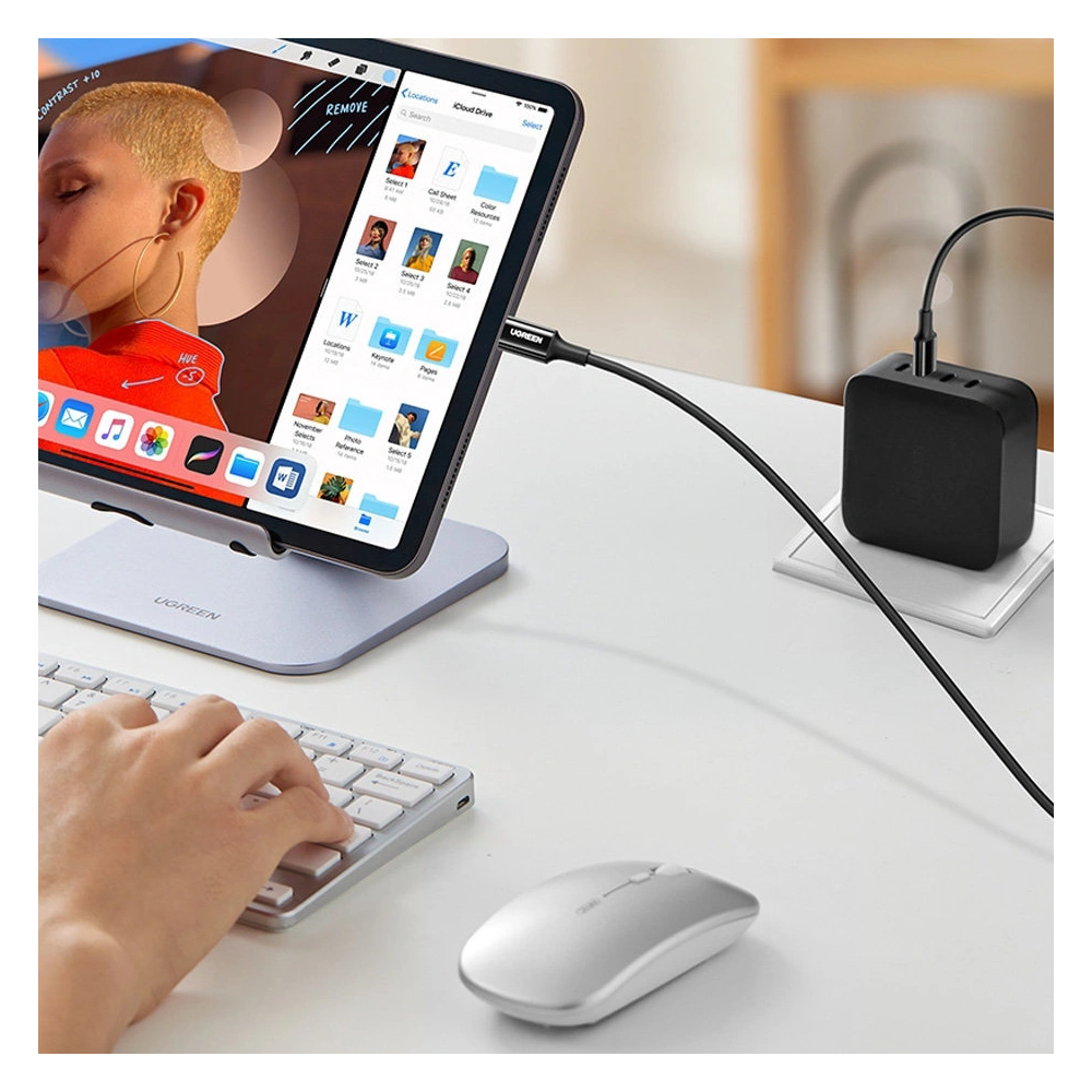 Hurtownia GSM - Kabel UGREEN US300 USB-C - USB-C 1m bílý - UGR1288WHT - {ean13} - Hurt