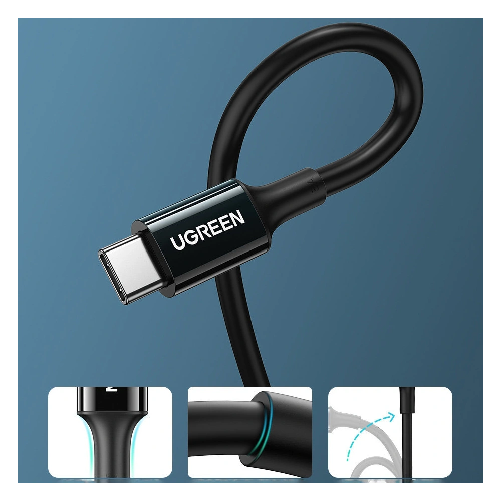 Hurtownia GSM - Kabel UGREEN US300 USB-C - USB-C 1m bílý - UGR1288WHT - {ean13} - Hurt