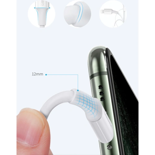 Kabel UGREEN US171 USB-C - Lightning MFi 3A 1.5m biały