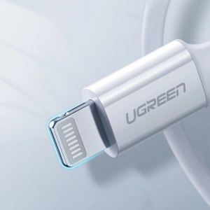 Kabel UGREEN US171 USB-C - Lightning MFi 3A 0.25m biały