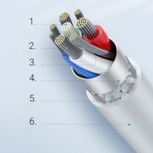 Kabel UGREEN US171 USB-C - Lightning MFi 3A 0.25m biały