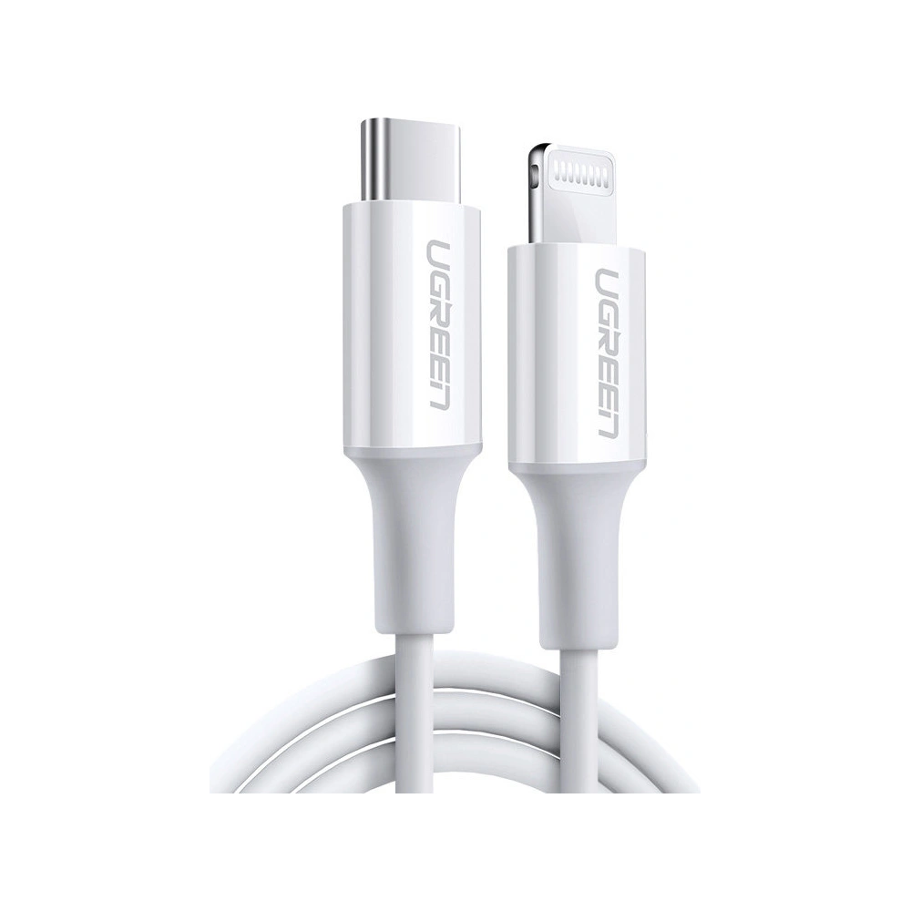 Hurtownia GSM - Kabel UGREEN US171 USB-C - Lightning MFi 3A 0.5m bílý - UGR1292WHT - {ean13} - Hurt