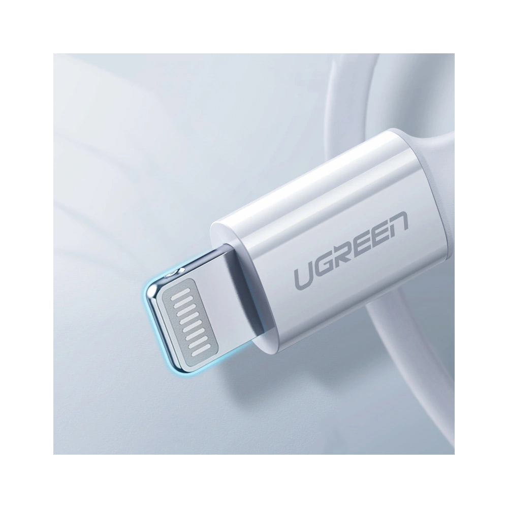 Hurtownia GSM - Kabel UGREEN US171 USB-C - Lightning MFi 3A 0.5m bílý - UGR1292WHT - {ean13} - Hurt