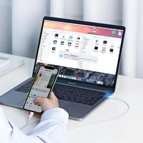 Kabel UGREEN US171 USB-C - Lightning MFi 3A 0.5m biały