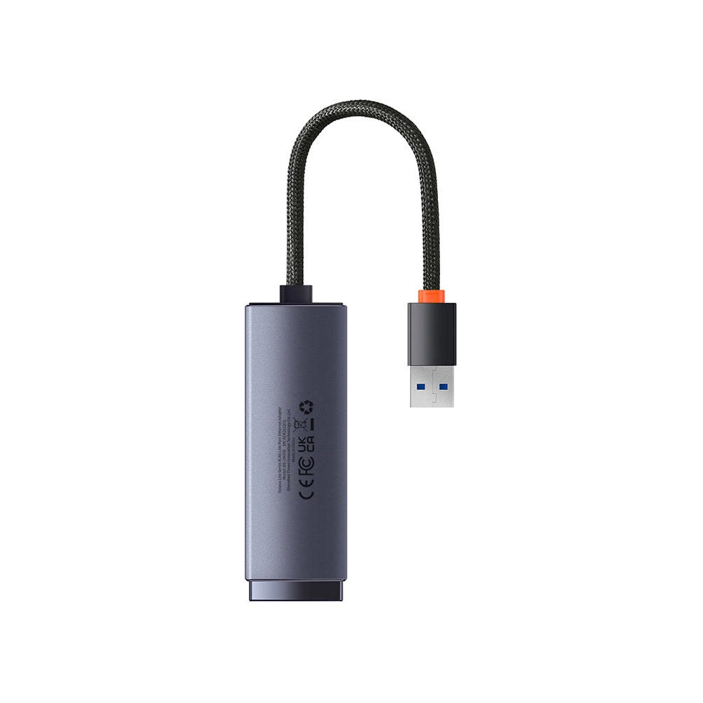 Hurtownia GSM - Adapter sieciowy Baseus Lite Series USB do RJ45, 1000Mbps (szary) - BSU3374GRY - {ean13} - Hurt