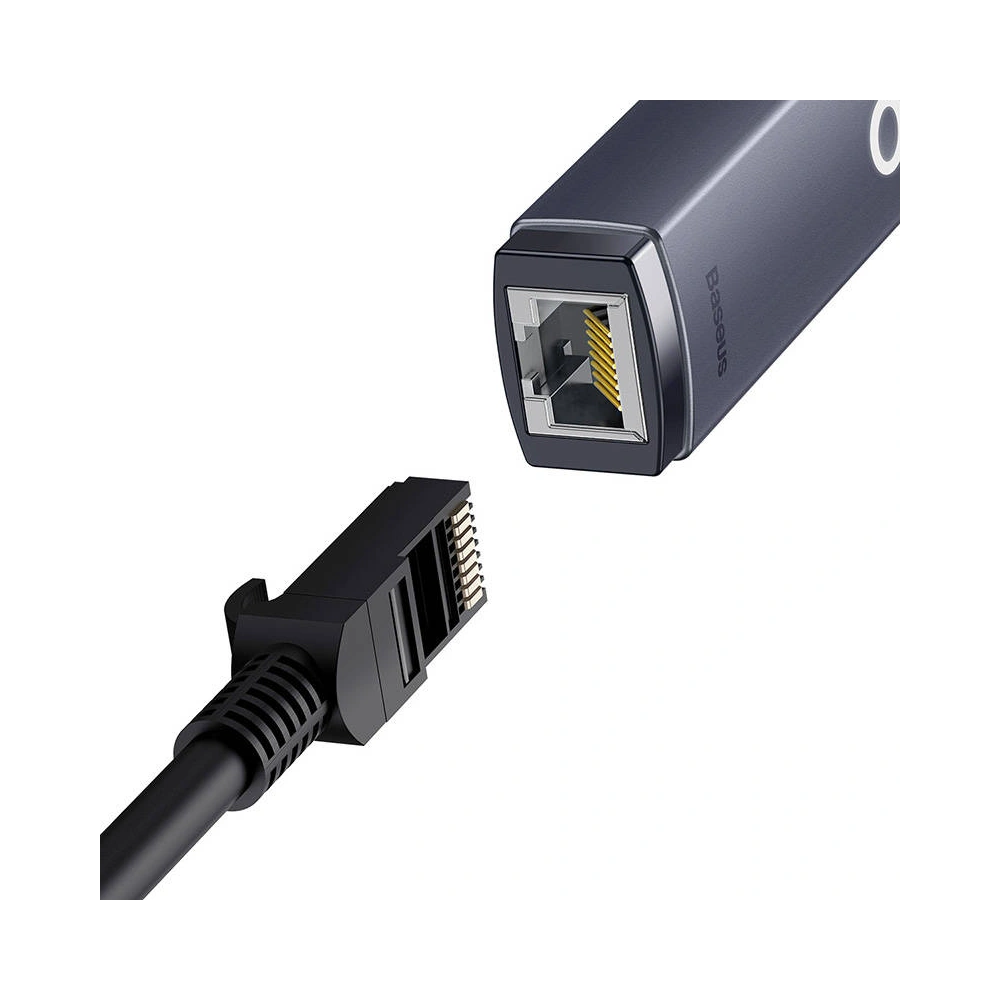 Hurtownia GSM - Adapter sieciowy Baseus Lite Series USB do RJ45, 1000Mbps (szary) - BSU3374GRY - {ean13} - Hurt