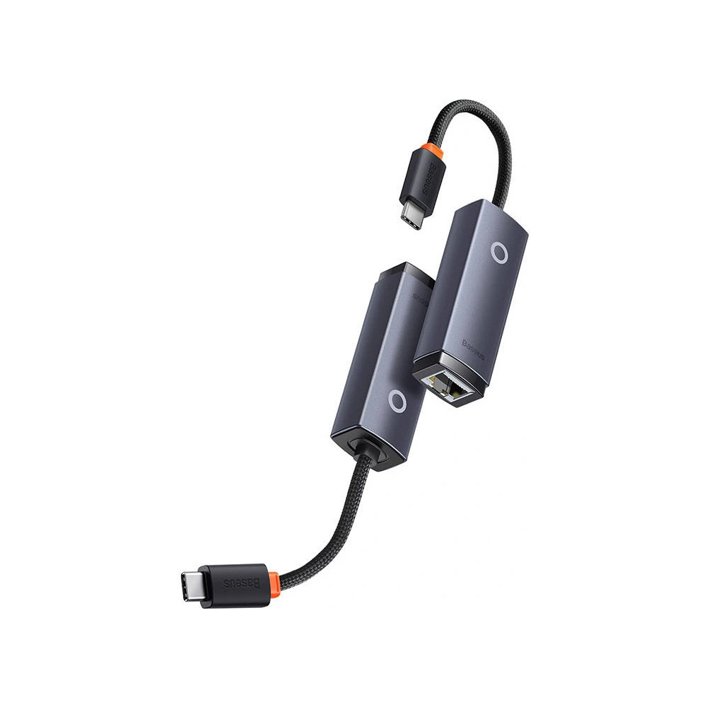 Hurtownia GSM - Adapter sieciowy Baseus Lite Series USB-C do RJ45, 100Mbps (szary) - BSU3375GRY - {ean13} - Hurt