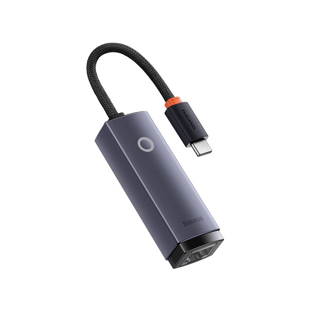 Hurtownia GSM - Adapter sieciowy Baseus Lite Series USB-C do RJ45, 100Mbps (szary) - BSU3375GRY - {ean13} - Hurt