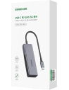 Hurtownia GSM - Adapter UGREEN CM312 USB-C - Ethernet RJ-45 5Gbps czarny - UGR1294BLK - {ean13} - Hurt