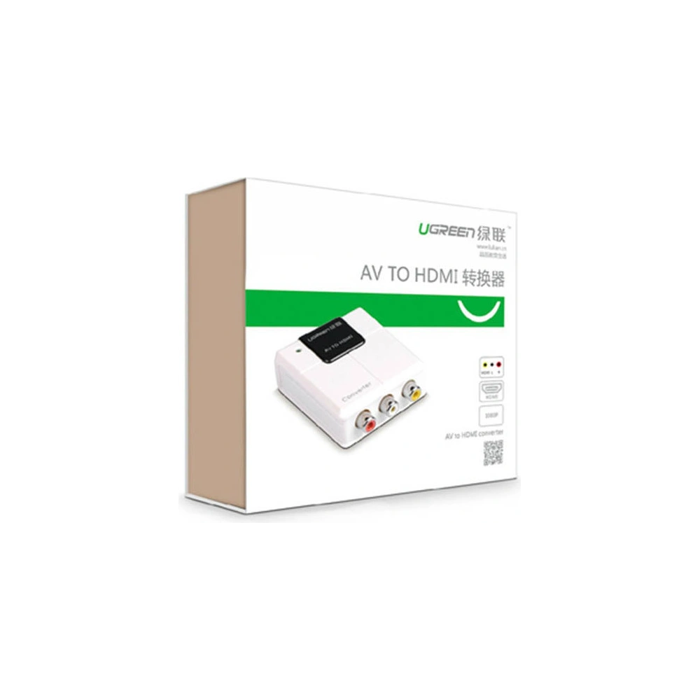 Wholesale UGREEN converter of analog-to-digital audio-video signal RCA - HDMI white - UGR1295WHT - {ean13} - Hurt