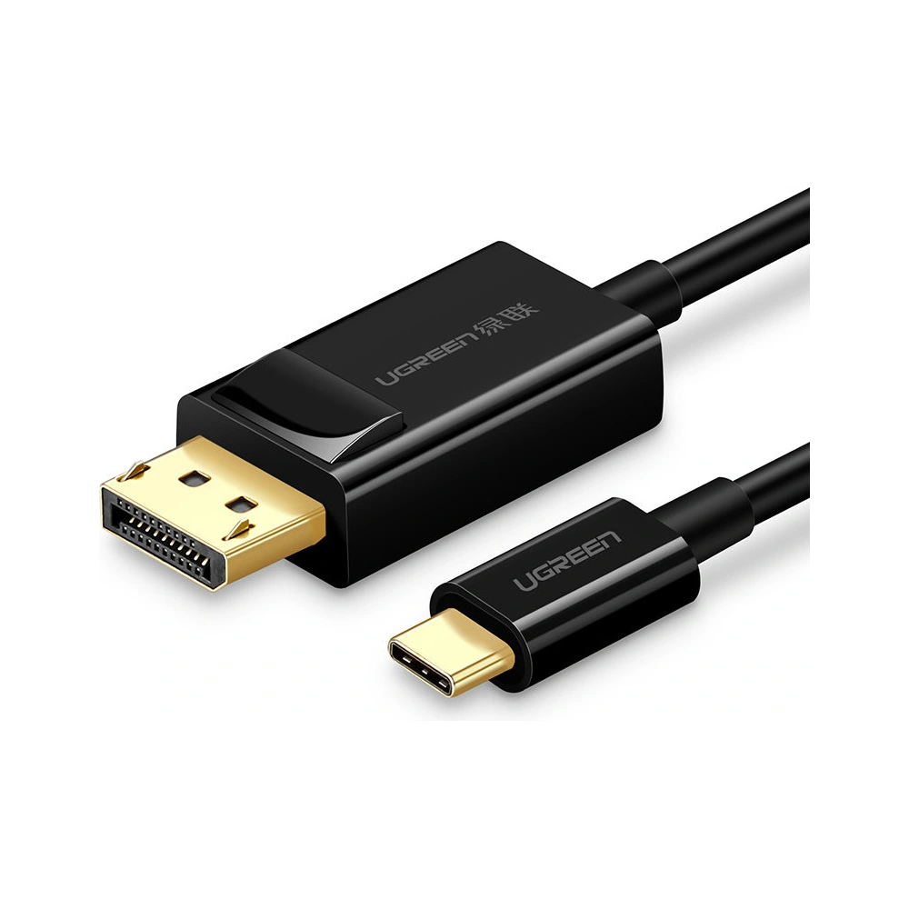 Hurtownia GSM - Adapter jednokierunkowy UGREEN MM139 USB-C - Display Port 4K 1,5m czarny - UGR1296BLK - {ean13} - Hurt