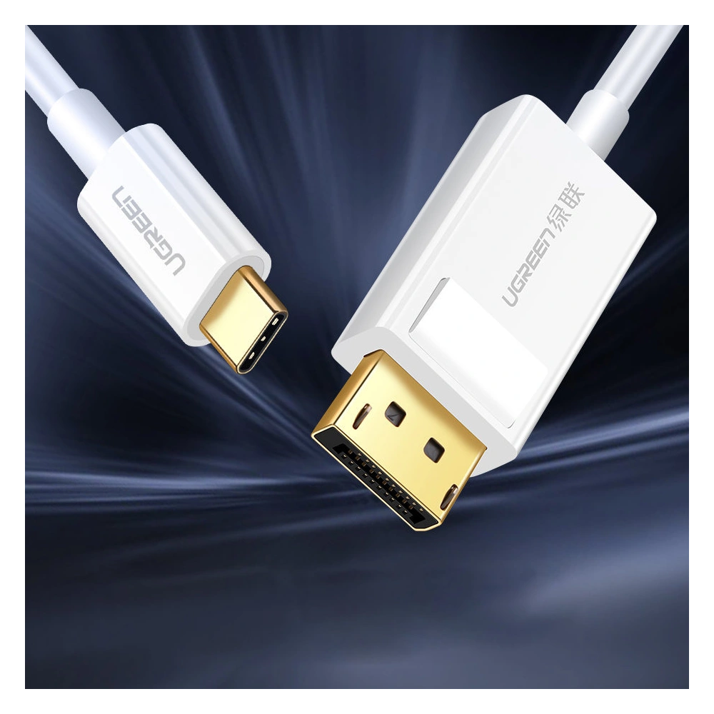 Wholesale UGREEN MM139 unidirectional USB Type C to Display Port 4K 1.5m Black Adapter Cable - UGR1296BLK - {ean13} - Hurt