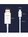 Hurtownia GSM - Adapter jednokierunkowy UGREEN MM139 USB-C - Display Port 4K 1,5m czarny - UGR1296BLK - {ean13} - Hurt